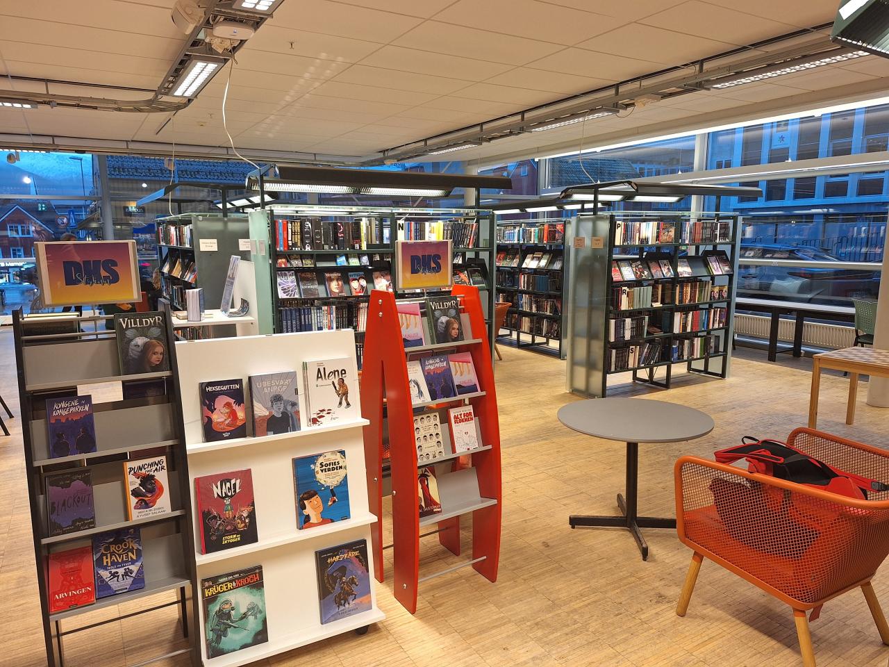 Aufenthaltsbereich in der Bibliothek