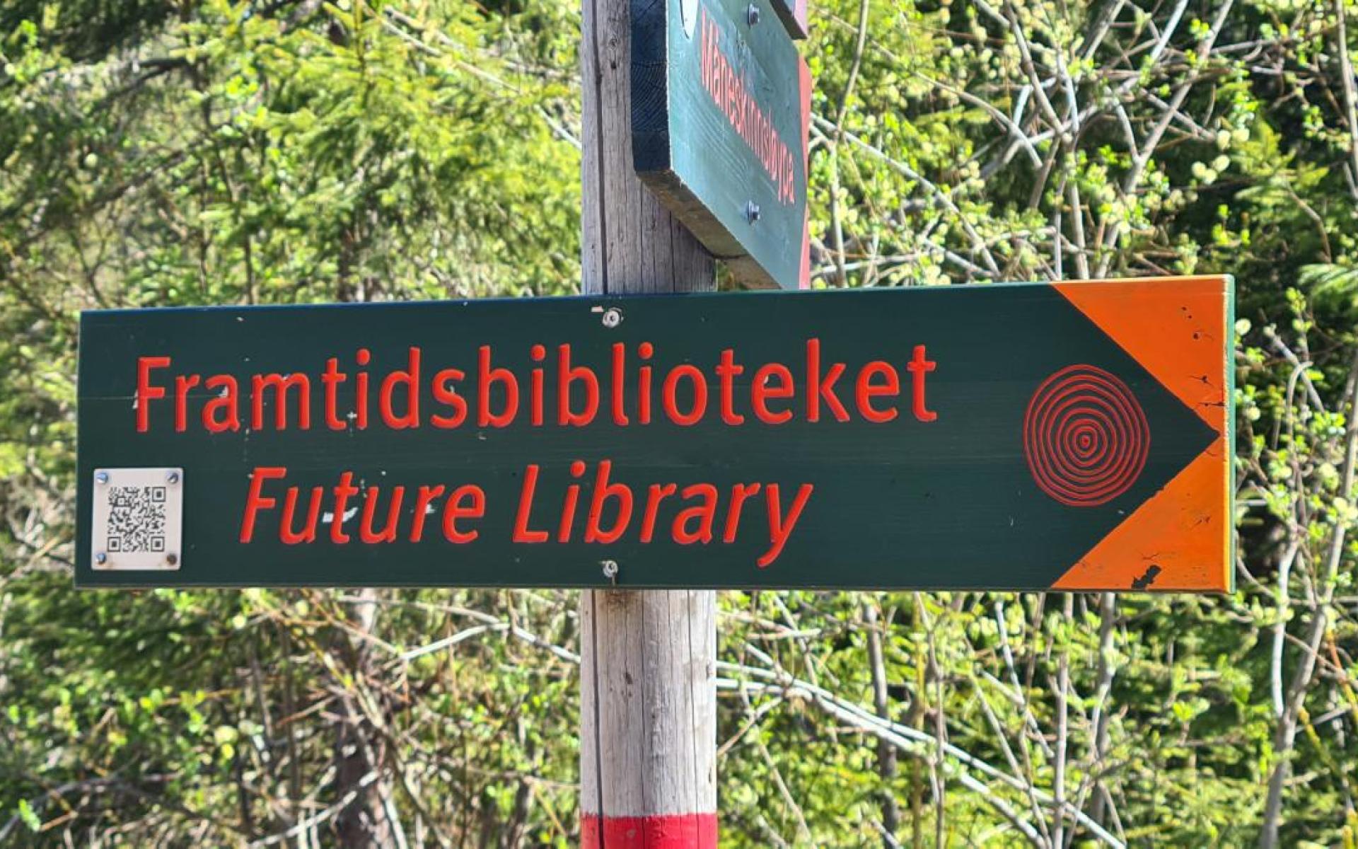 Bild:future library event sign