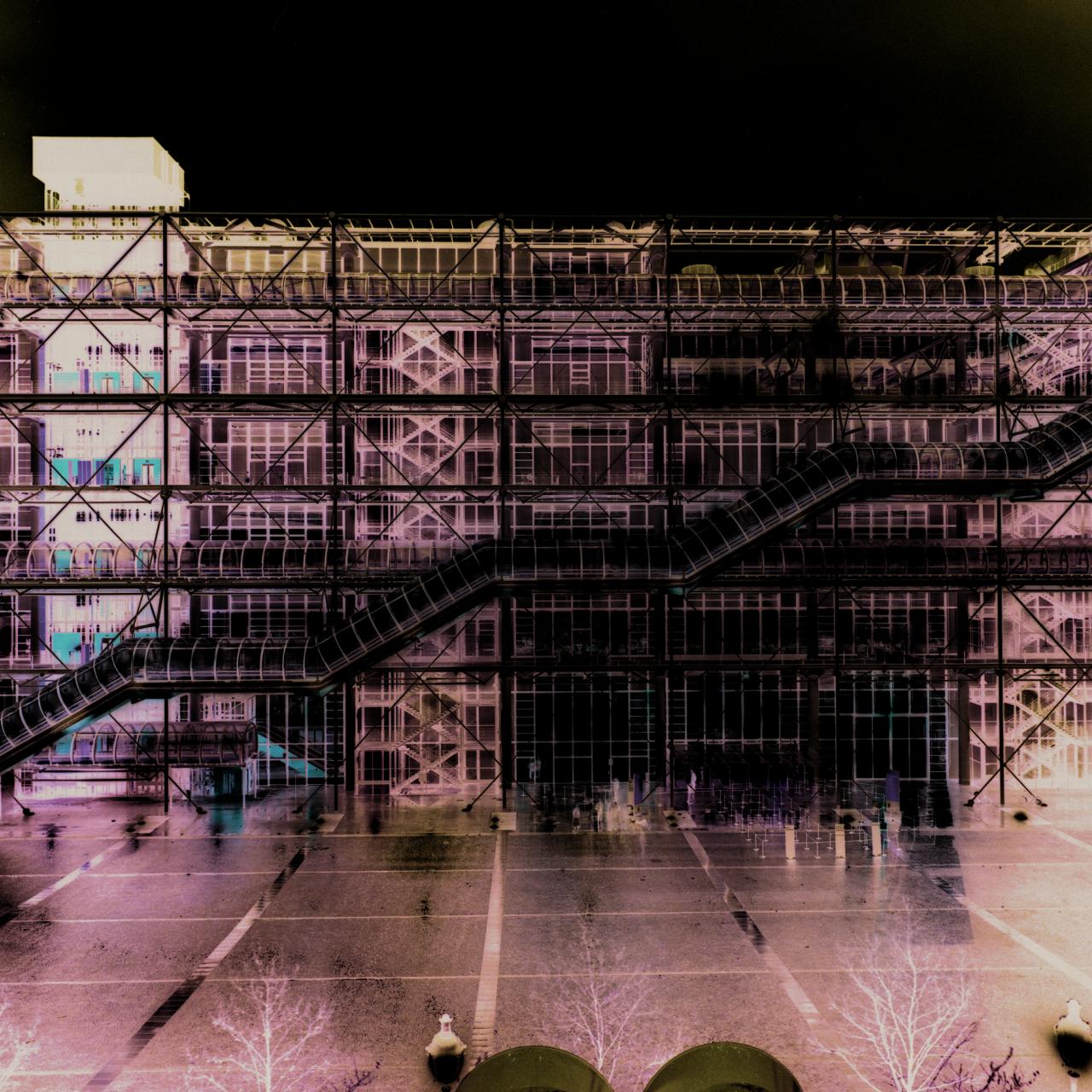 Centre Georges Pompidou Paris Nacht